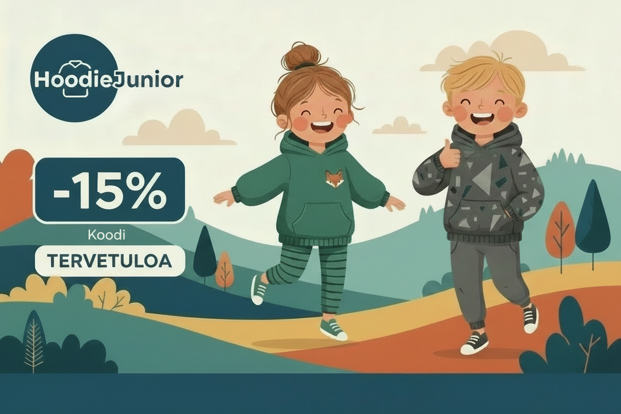 HoodieJunior banneri koodi TERVETULOA