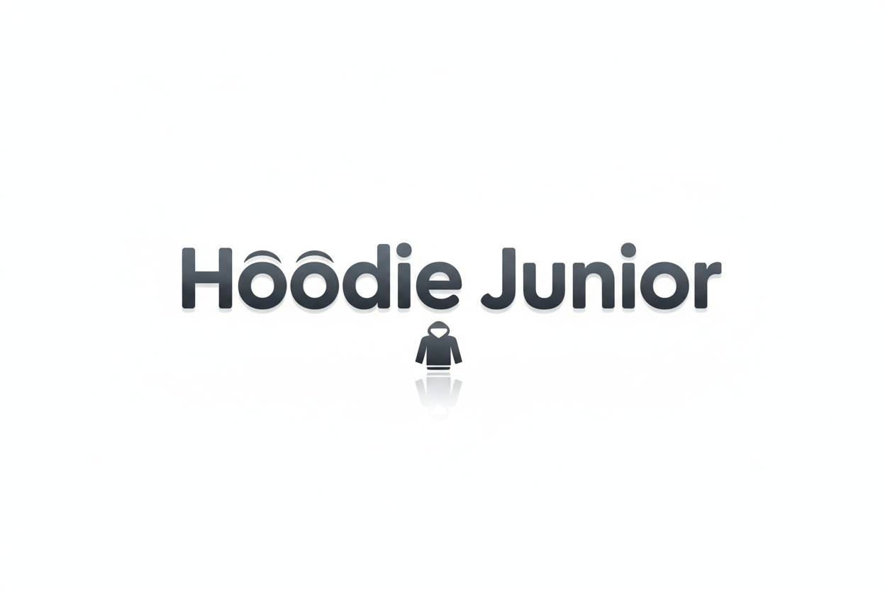 Teksti jossa lukee Hoodie Junior